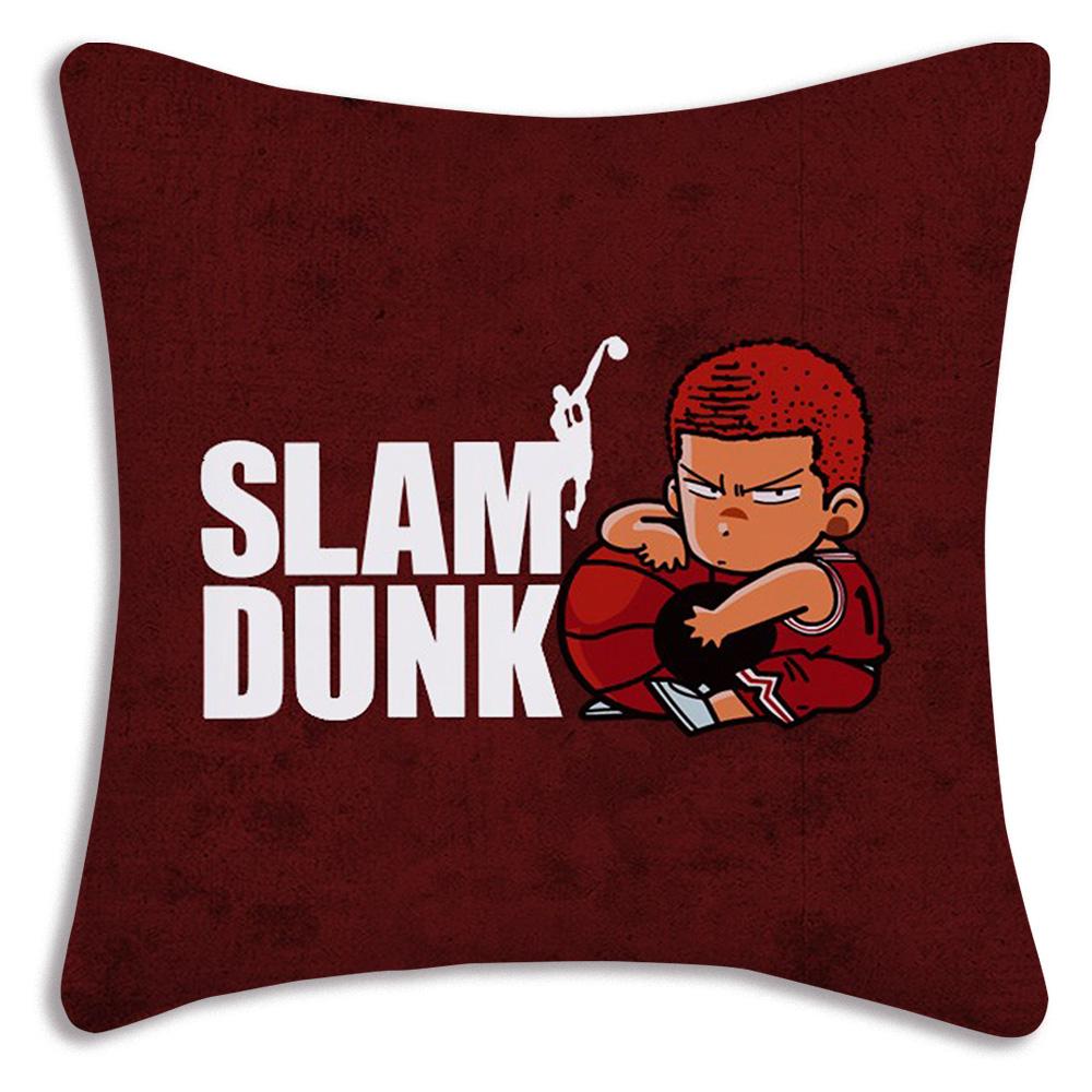 Anime For Slams D-Dunk Pillow Covers Cartoon Sofa Decorative Home Double-sided Printing Short Plush Cute Cushion Cover