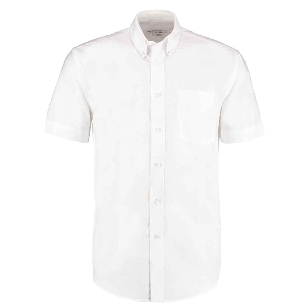 Kustom Kit Mens Oxford Classic Short-Sleeved Work Shirt