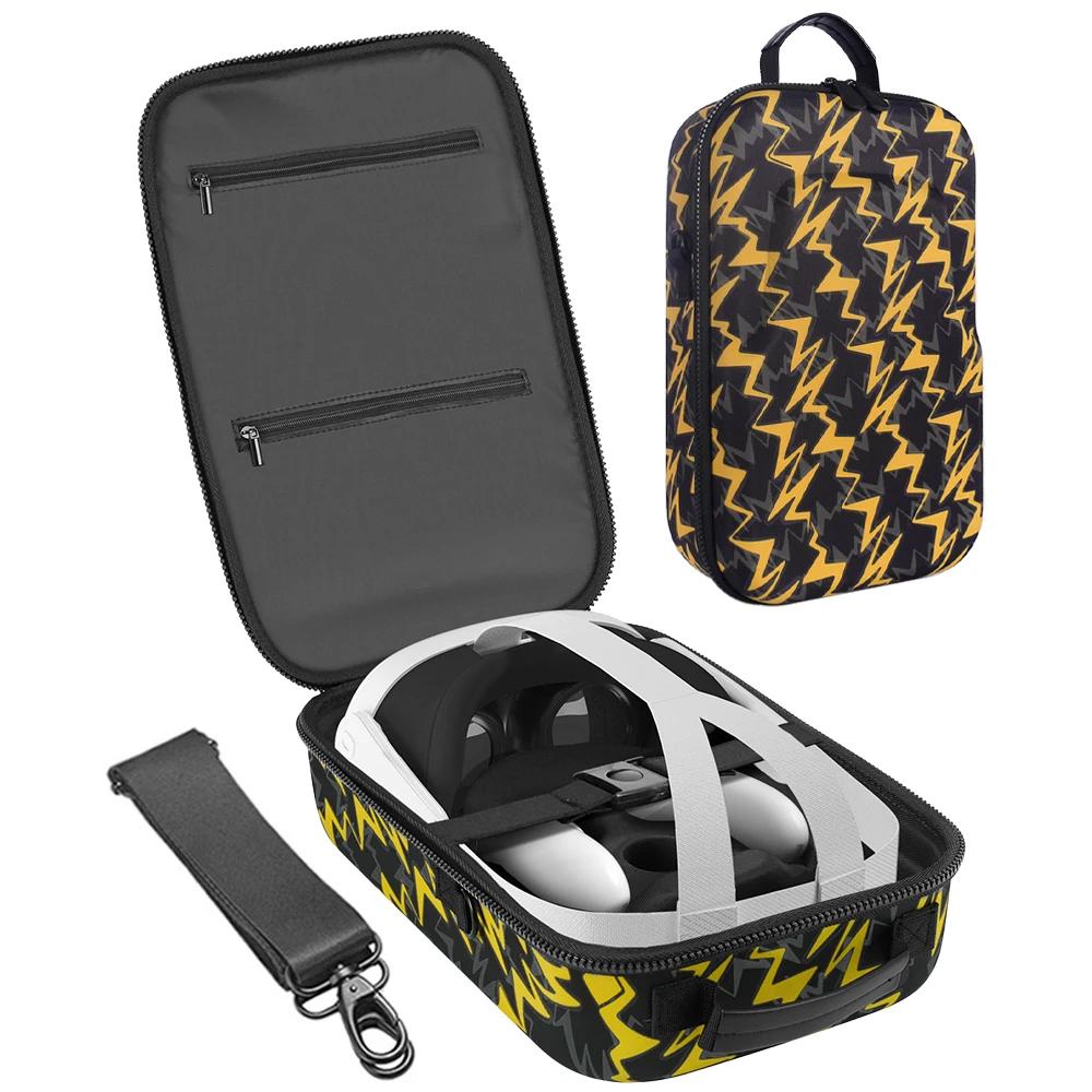 For Meta Quest 3 EVA Storage Bag Portable Box Travel Protective Carrying Case With Shoulder Strap for Meta Quest3 VR Accessories