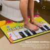 Music Piano Hygienic Blanket Bathroom Funny Toe Music Keyboard Toilet Floor Mat Potty Piano Sounding Bathroom Rug