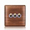Nordic Toggle Industrial Style Solid Wood 86 Type Single/Double Gang Switch Socket