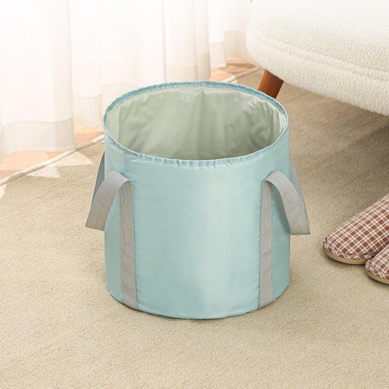 Foldable Foot Tub Portable Bath Bag Wash Basin Water Bucket Large Capacity Bath Feet Spa Massage Washing Tub For Outdoor Travel