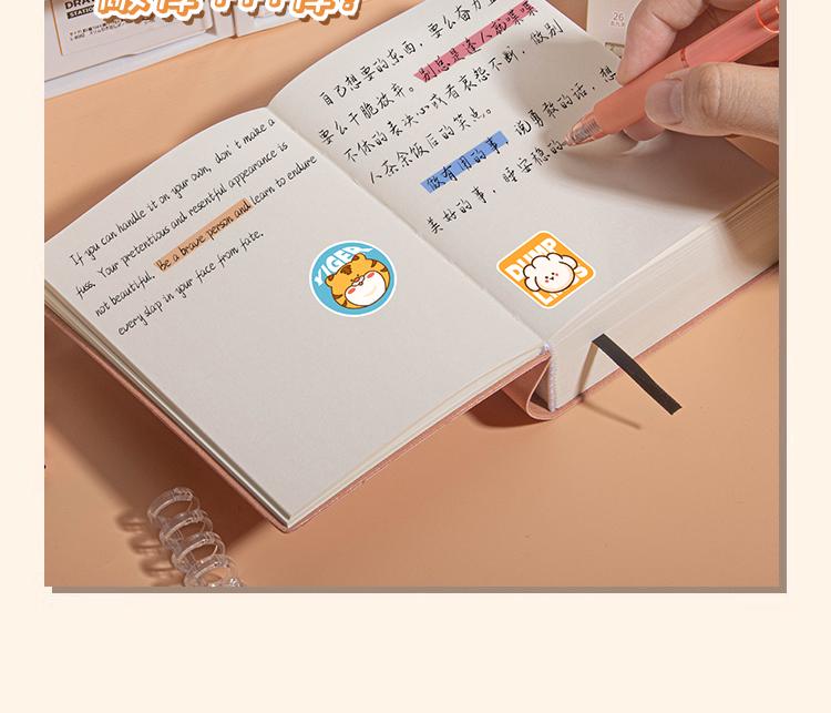 Extra Thick A6 Grid Notebook: Xiaohongshu Style, Ideal for Students & Office Use
