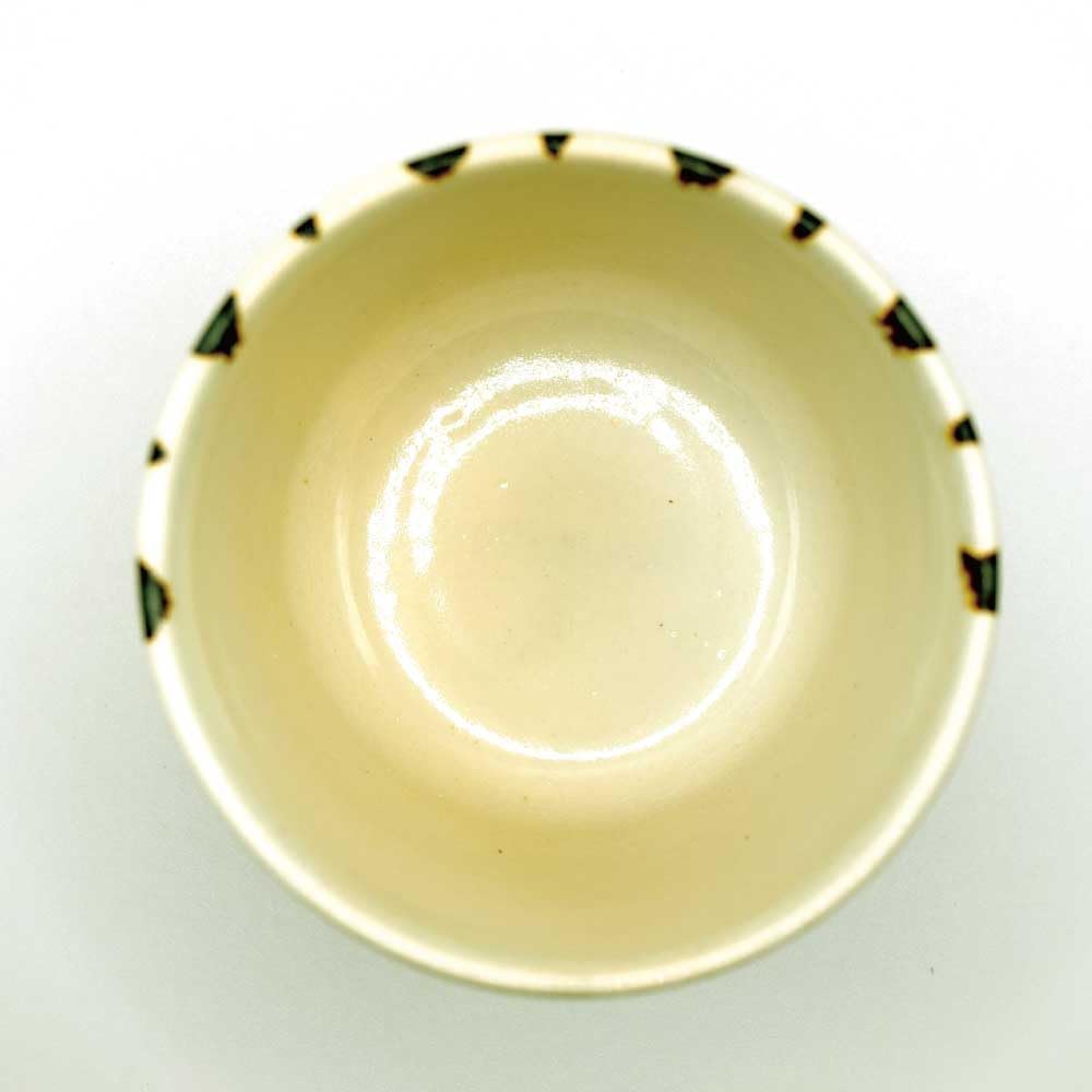 Tea Picture Powder Karatsu Sangen Straw Straw Shigetoshi Set of 5 Utensils, Teacup, Ware, Kiln, Pattern, Nakazato,