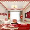 Xi Character Wedding Decoration Set: Bride's Room Hanging Ornaments