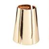 Vintage Metal Cone Ponytail Hair Ring Alloy Gold-Plated Polished Headdress Styling Tools Braids Accessories for Women