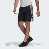 Adidas Sq21 Dt Trainings-Gestreifte Logo Webshorts Herren Unterteile Schwarz GK9557