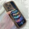 JT176 Colorful Christmas Tree with Twinkling for iPhone 17 16 15 Pro Max Samsung S26 S25 Ultra A17 A16 A07 A56 Xiaomi 15T Redmi 15c 14C Soft TPU Case