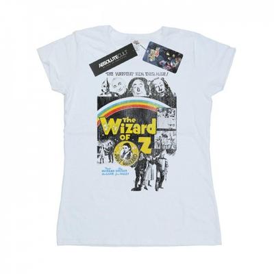 Womens/Ladies Distressed Movie Poster Cotton T-Shirt
