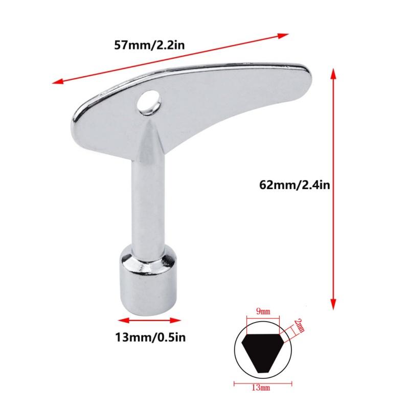 

Multi-functional Household Tools Internal Triangle Key Wrench Elevator Water Meter Electric Control Cabinet Electric Meter Valve