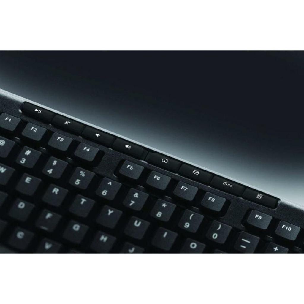 Wireless Keyboard Logitech K270 Black Spanish Qwerty 2.4 GHz