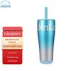 Shining Mirror Blue Straw Cup 550ml