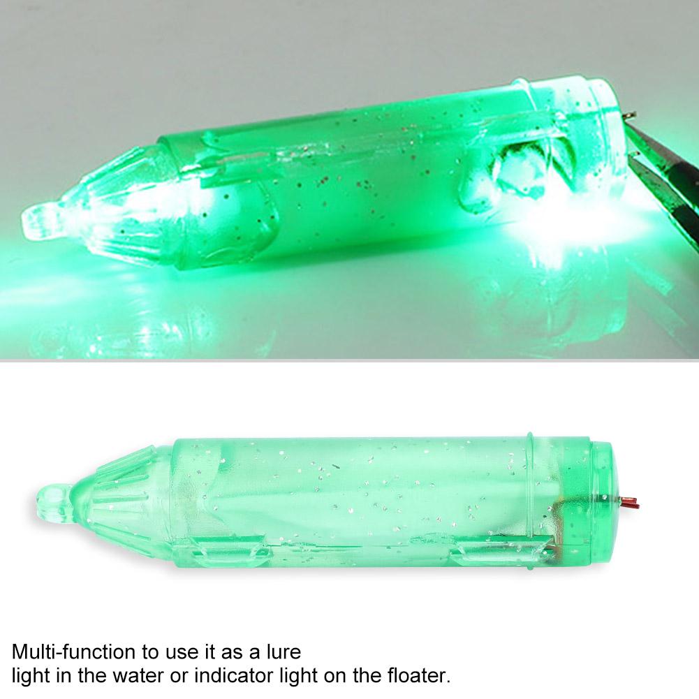 Mini LED Deep Drop Underwater Fishing Squid Fish Lure Light Flashing Lamp(Green)