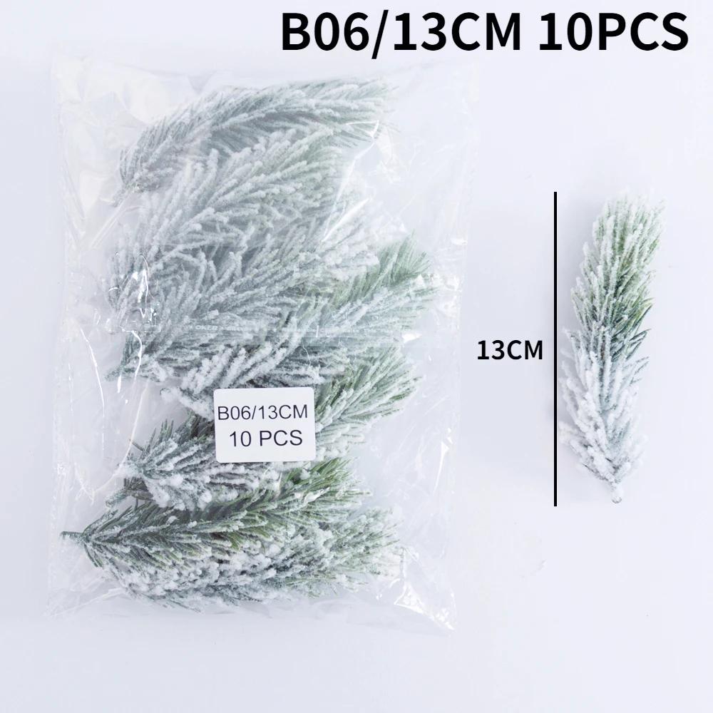 10/20Pcs Mini Artificial Pine Branches DIY Artificial Fir Branch Decoration Gift Candy New Year Christmas Decoration 2025