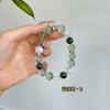 Original design lemon citrine and green fluorite bracelet for women, suitable for summer, natural gift for girls
