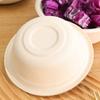 50PCS Thickened Eco-friendly Paper Bowl Leak-Proof Design Kitchen Accessories Round Lunch Bowl Soup Bowl for Takeout/Picnic
