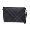 [Gebraucht] London Gray beschichtete Canvas Clutch - Sehr gut #1GHEZP9