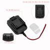 1pc For BL1830 Battery Converter Power Adapter With Cable Dust Cover DC Hole Battery Adapter Power Tool Accessories