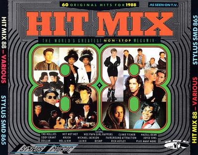 CD VARIOUS - Hit Mix 88-2CD  SMD865 Stylus Music 1988 UK Dance & Electronica Used