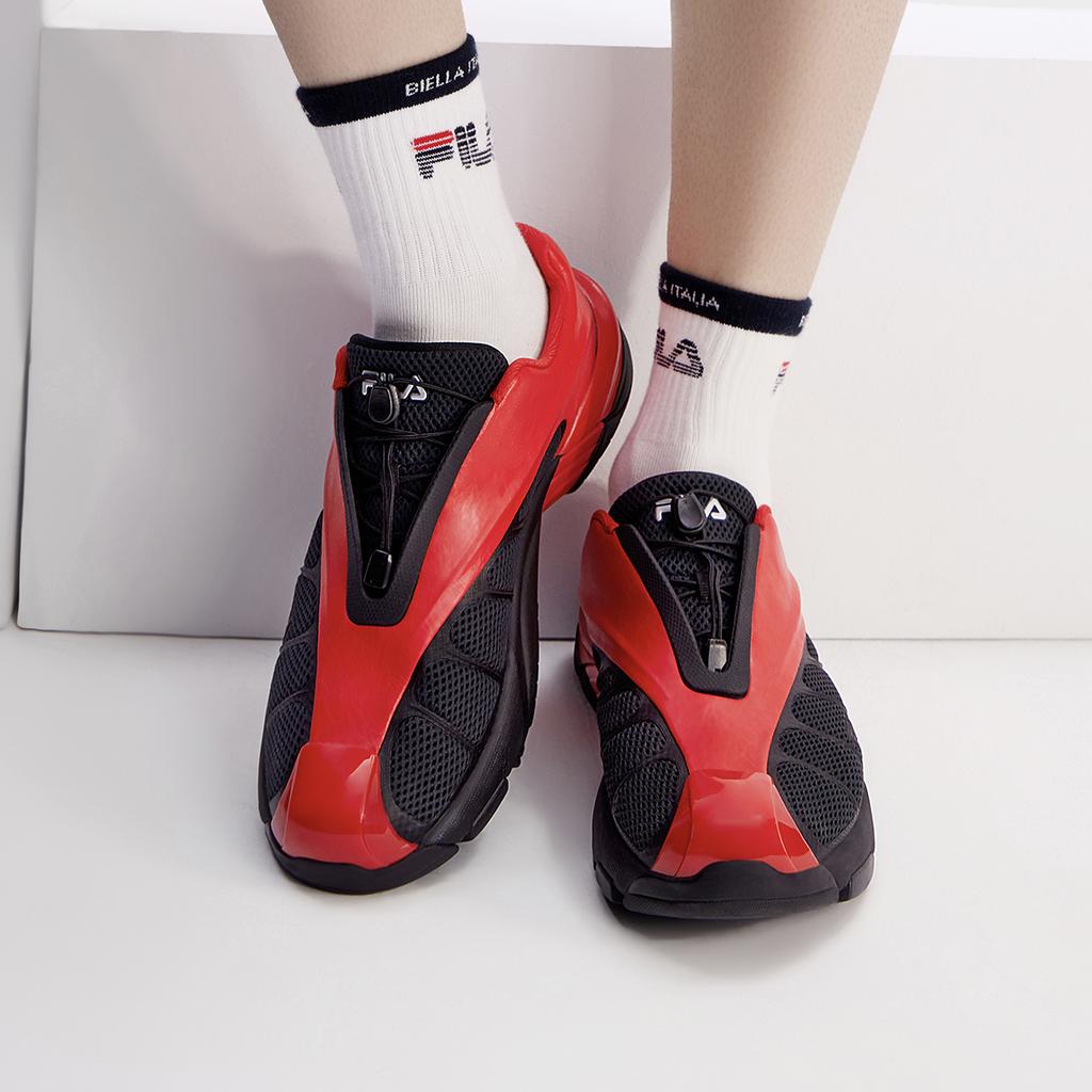 Fila Replica Ferrari Color Block Fashion Sports Durable Low Top Casual Shoes Men Sneaker Red Black F12M431116FFB