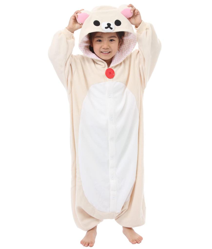 SAZAC Korilakkuma Character Fleece Kigurumi for 110cm Children,