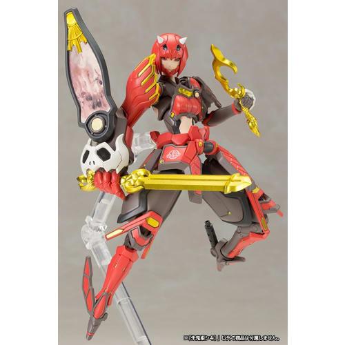 Kotobukiya Phantasy Star Online 2: Shiki the Red Demon Princess, 1/12 Scale Plastic Model, Approximately 150mm Tall