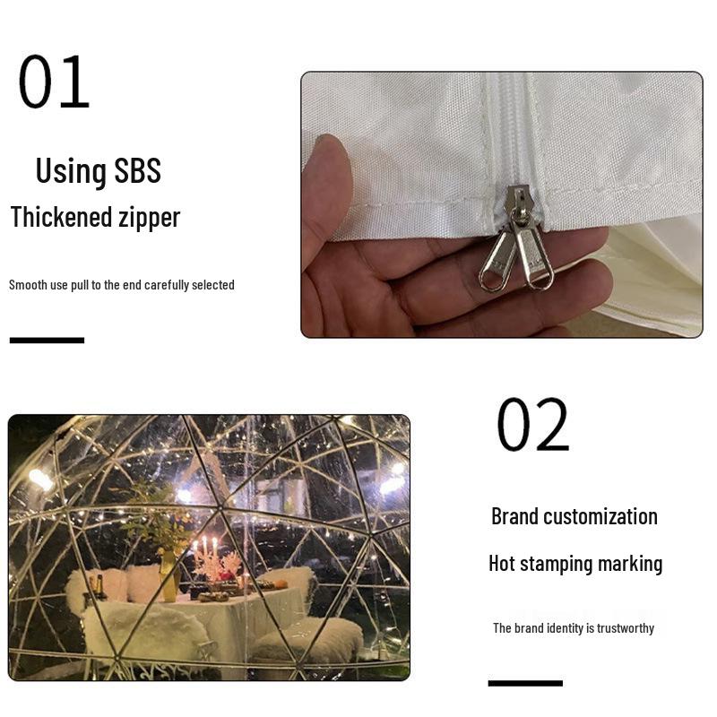 European Spherical Stargazing Tent: Transparent Bubble House for Outdoor Glamping & Camping