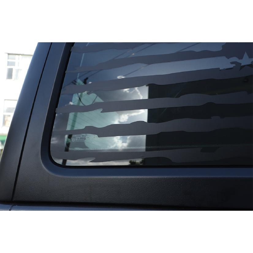 Car Rear Window Decoration Cover Stickers USA Flag for Jeep Wrangler JL 2018    2022 4-Door Exterior