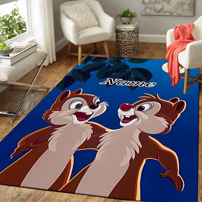 Custom 1Pc Chip Dale Adventure Rug Office Carpet Indoor Outdoor Entrance Doormat Nonslip Soft And Comfortable Living Room D91619