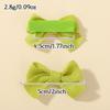 10pcs/set Cute 2'' Solid Ribbon Hair Bows Clip for Women Girls Princess Handmade Mini Bowknot Hairpin Barrette Hair Accessories