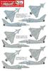 Mark 1 Eurofighter Typhoon Decal Plastic Model Decal MKMDMF14436 1/144 Two-seater (for Revell) (Airplane)