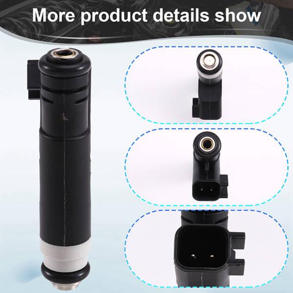 4-Color Plastic Fuel Injector Nozzle for Ford E-150/E-250 - Black
