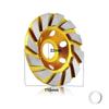4 Inch Concrete Turbo Diamond Grinding Cup Wheel 12 Segs Heavy Duty Angle Grinder Wheels For Angle Grinder