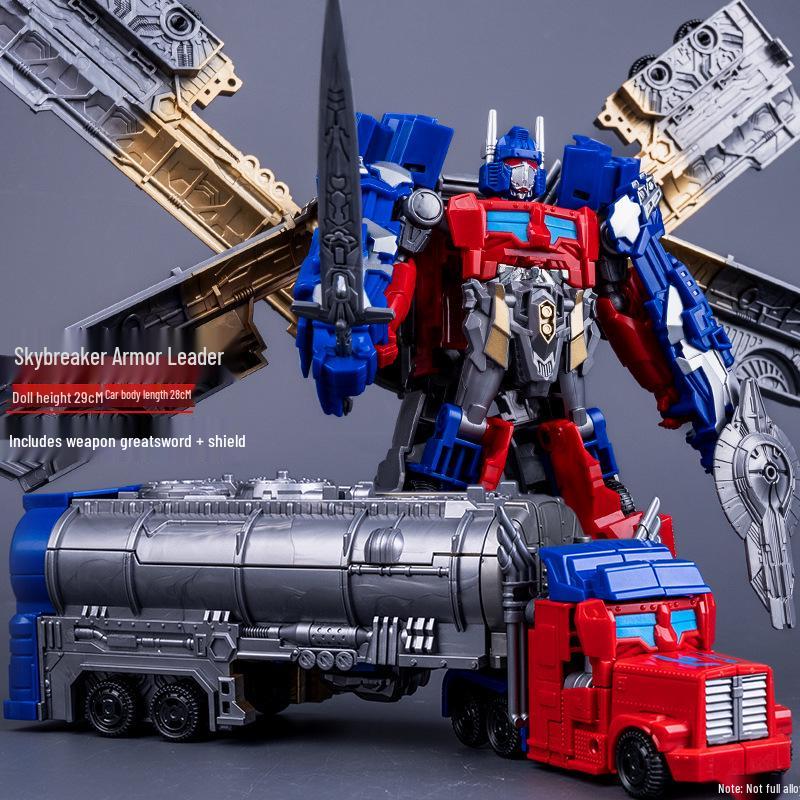 Children's Transforming Robot Alloy Action Figure: King Kong, Optimus Prime, Bumblebee, Autobot Mecha