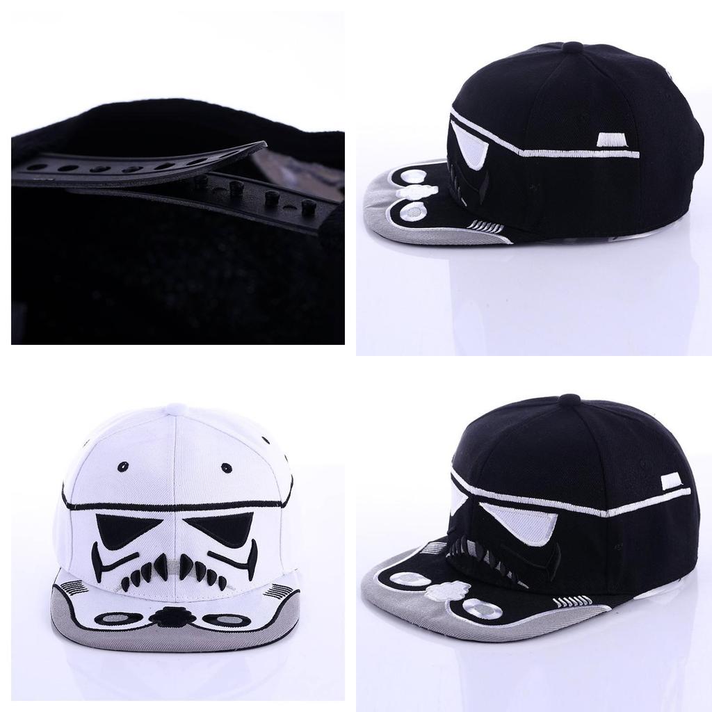 Trendy And Fashionable Adjustable Cap In Classic Black And White With Eye-catching Cross And Letter Designs