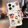 Colorful Crayon Shin Chan Soft Phone Cover Case for Xiaomi Redmi Note 14 Pro Plus Note 13 9 10 10S 12 14C 11 11S 13C A4 12S