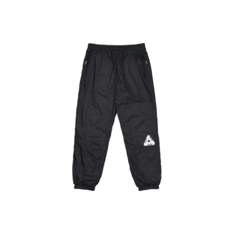 Palace Polar Grid Reverse Joggers With Letter Logo Unisex Bottoms Black P21JG011