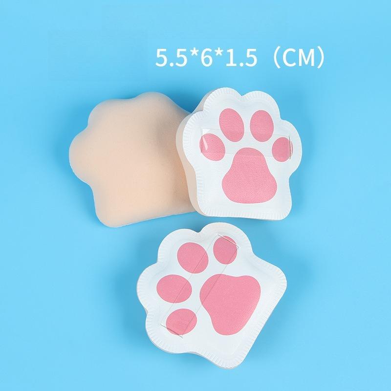 3Pcs Cat Paw Powder Puffs Super Soft Makeup Sponge for Foundation Cream Powder Blender Puff Cosmetics Cosmetics Tool Beauty Accessory