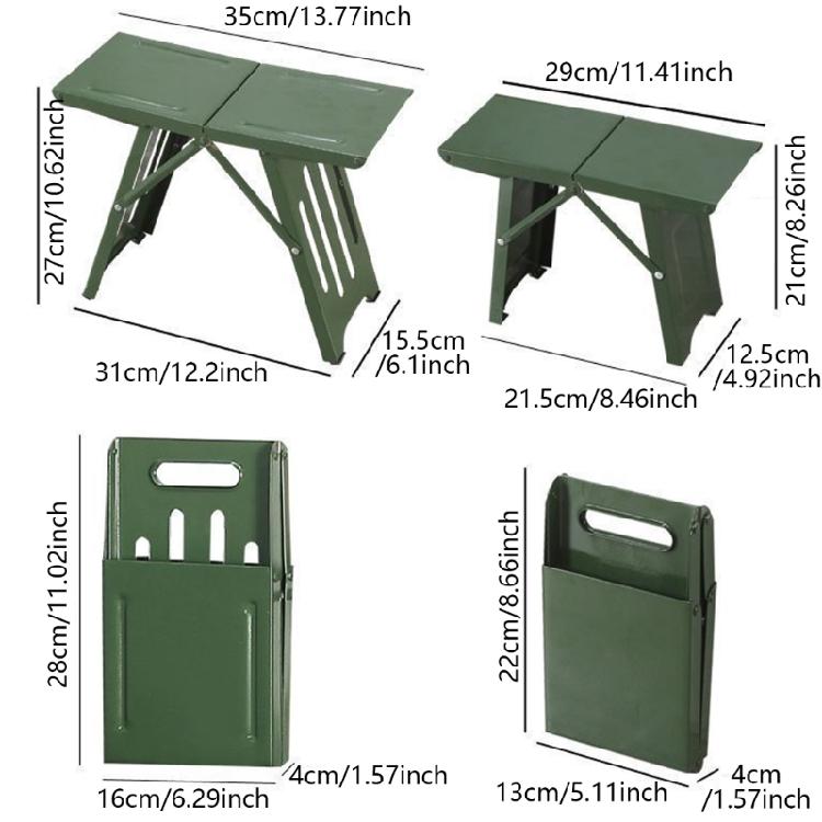 Versatile Folding Stool Outdoor Camping Garden Travels Chair Small Benches for Outdoor Leisures
