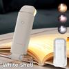 Rechargeable Clip- Book Light with Adjustable Brightness, Portable LED Reading Lamp for Bed, Desk and Travel (Color Options Available)