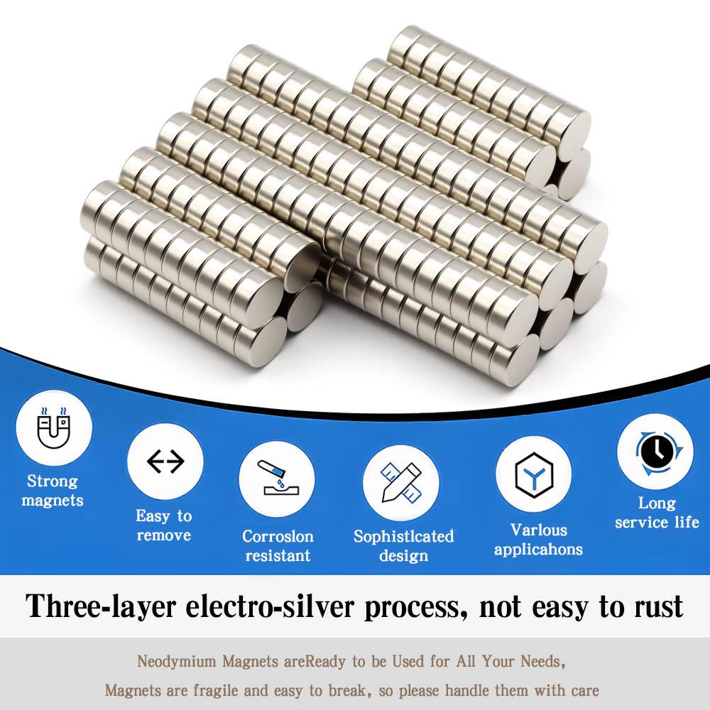 7x3mm Magnete Kühlschrankmagnete für DIY Büro Whiteboard Werkstatt Geeignete Werkzeuge Zuhause Arbeitsplatz