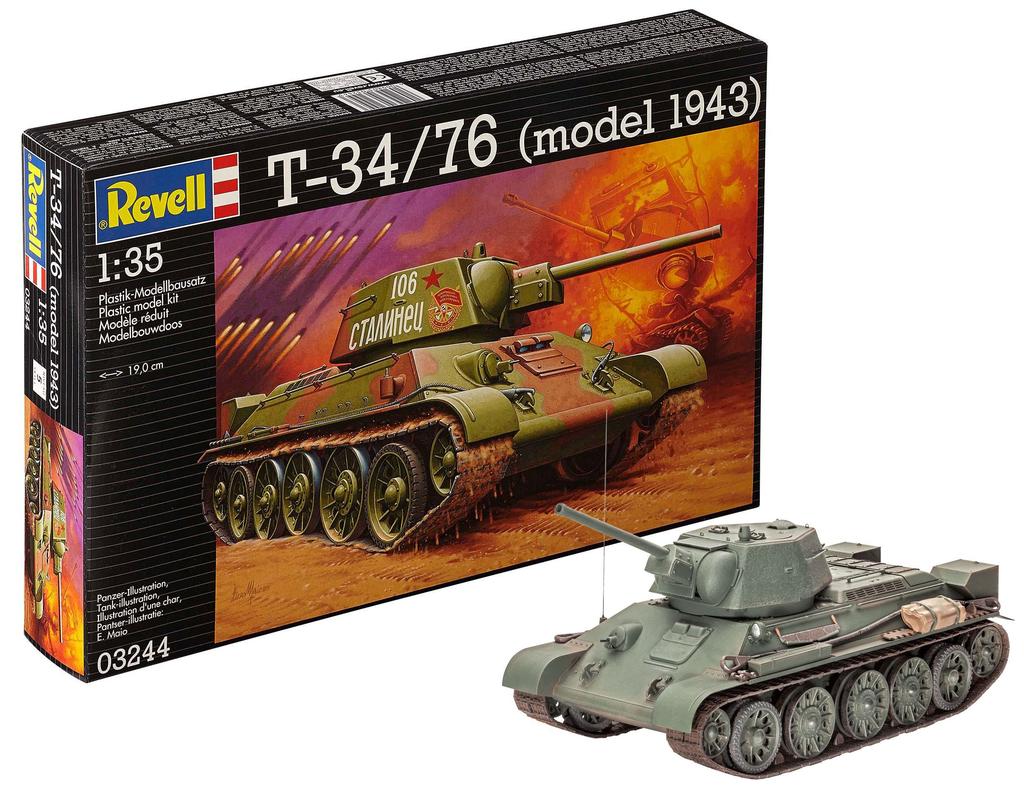 German level Soviet plastic model 1/35 T-34/76