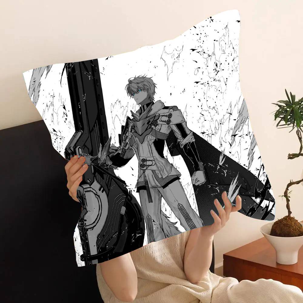 Gepard Landau Game H-Honkai Star Rail Pillow Case Fashion Square Pillowcase Bedroom Sofa Room Ins Decoration Leisure