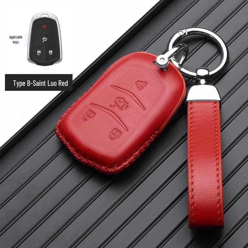 Premium Key Case for Cadillac: XT4, CT5, XT5, CT6, CT4, XT6, GT4 Models - Full Wrap Protective Shell