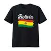 Bolivia Flag Patriotic Bolivian Root Pride T Shirt High Quality Print Comfortable Fabric Vintage Breathable