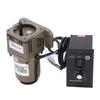 AC 220V 6W Single Phase Asynchronous Gear Motor Deceleration Adjustable Speed (10K)