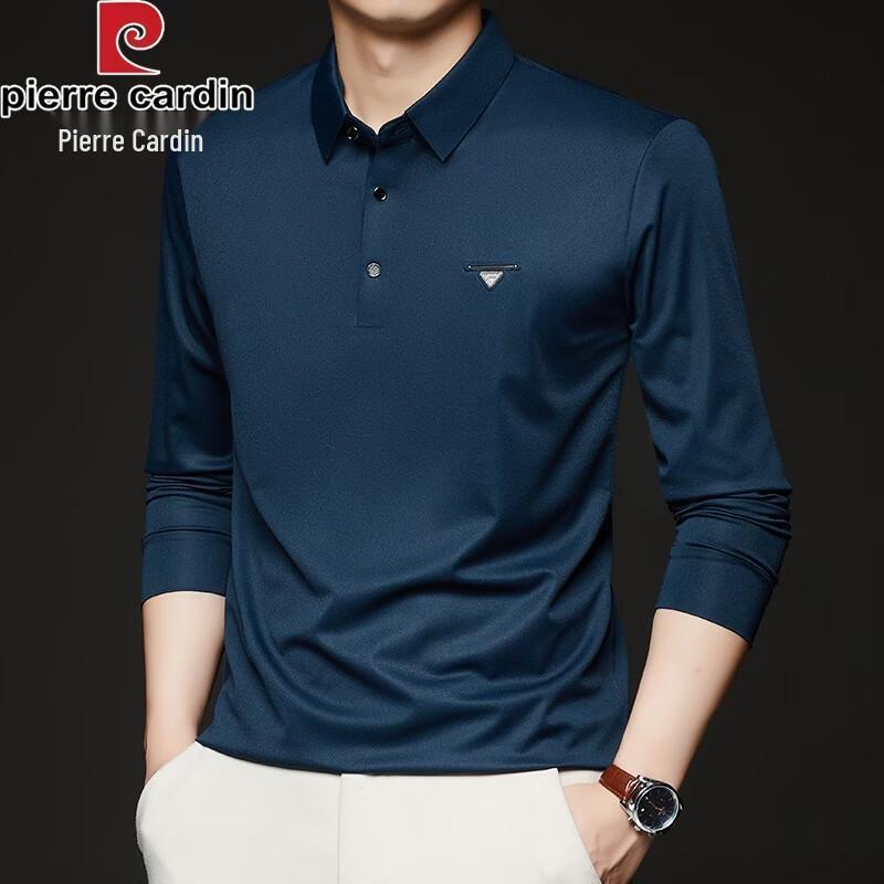 Pierre Cardin Men's Long-Sleeve Fashion Polo Shirt
