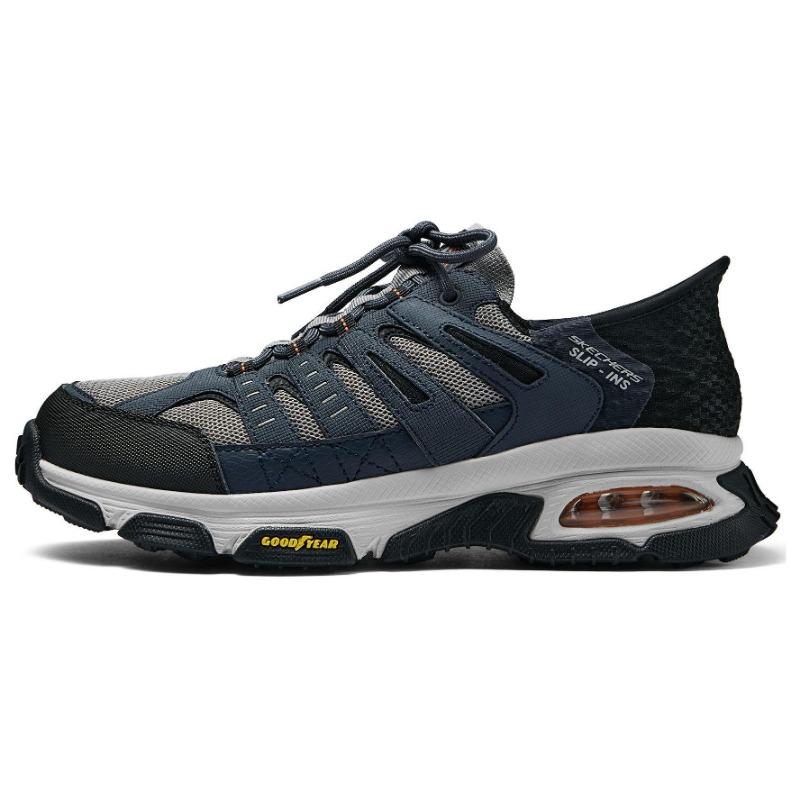 Skechers OUTDOOR MENS Men Outdoor Trail Running Shoes Black Blue 237322C-NVGY 39.5