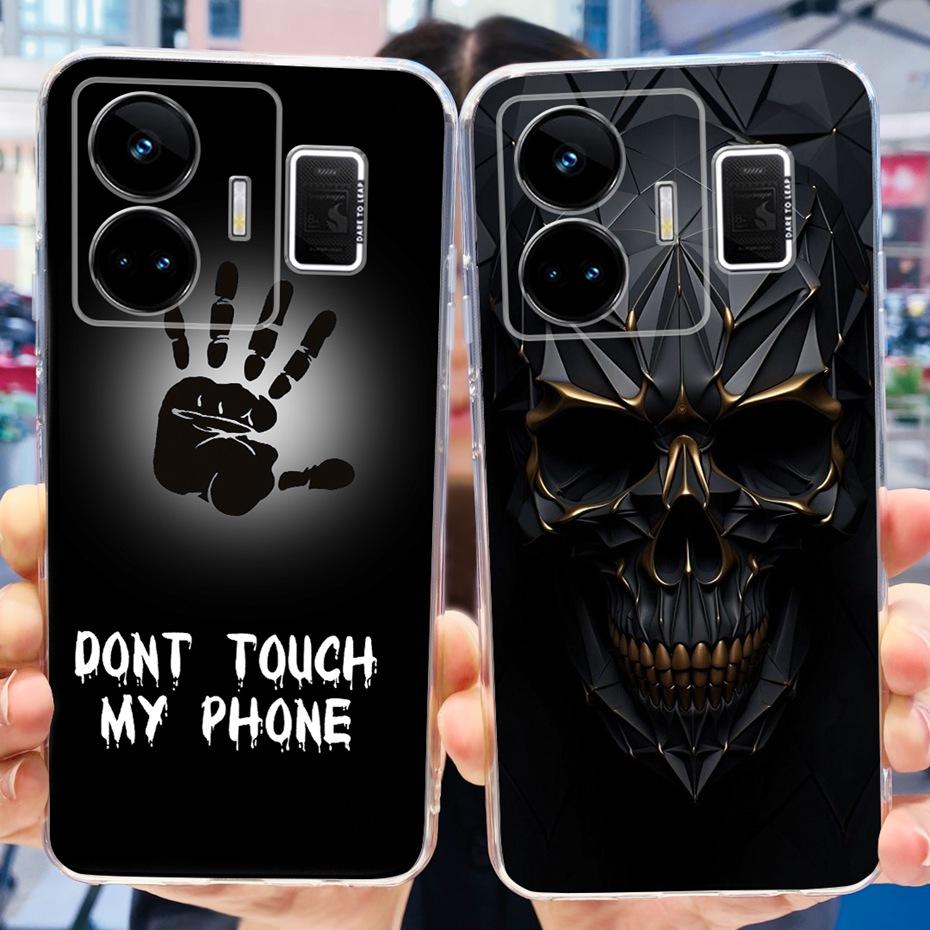 For Realme GT3 RMX3709 Cool Dragon Cartoon Phone Case For Realme GT 3 GT3 240W 5G Soft Silicone TPU Cases