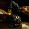 Vintage Halloween Resin And Figurine – Spooky Desktop Decoration For Haunted Holiday Ambience